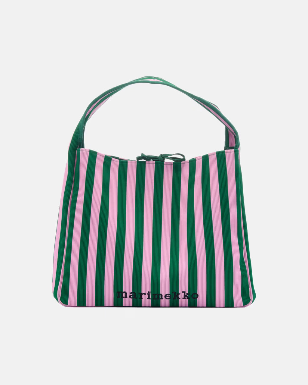 Marimekko olkalaukku Knitted Bag Large Merirosvo, vaaleanpunainen kuosi