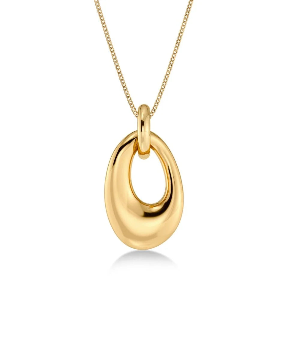 Edblad kaulakoru Azura Necklace L, Gold pleated