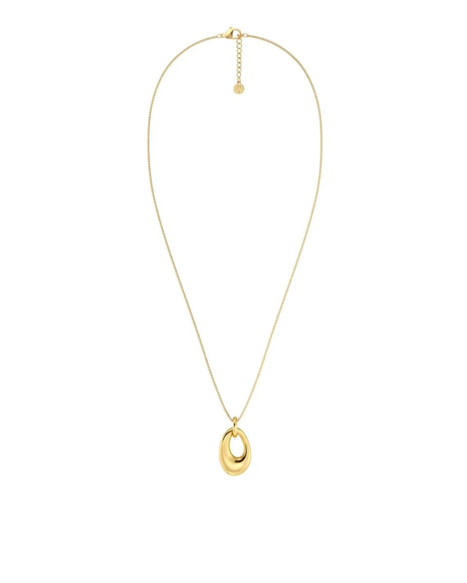 Edblad kaulakoru Azura Necklace S, Gold Pleated