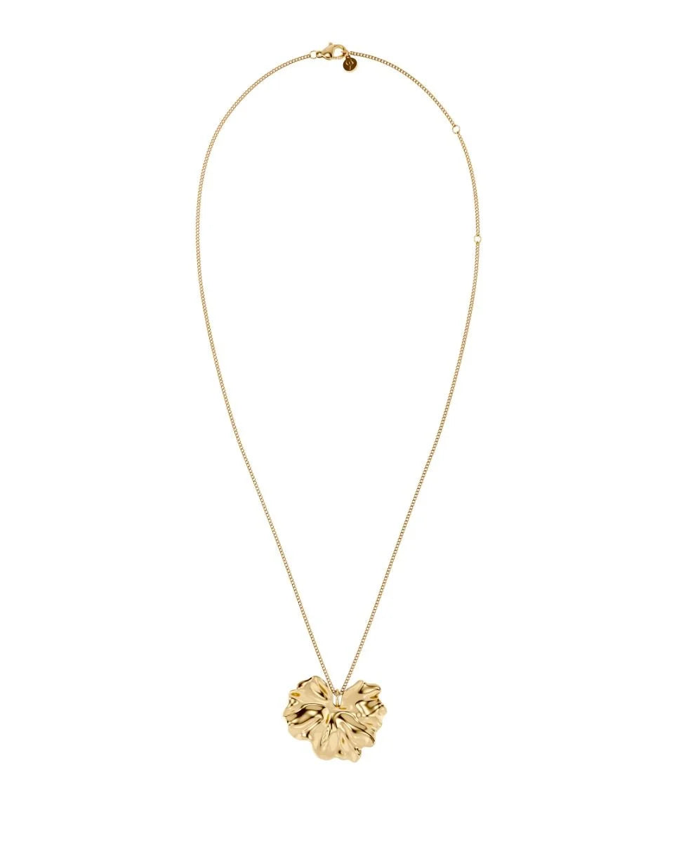 Edblad kaulakoru Gerana Necklace L, Gold pleated