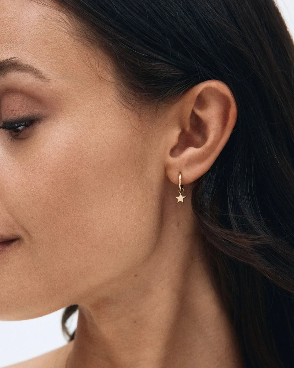 Edblad korvakorut, Peak One Hoops Sirius Gold Kullankeltainen