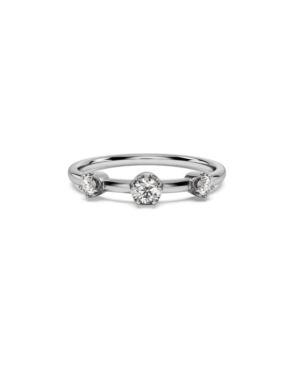 Edblad sormus Teeny Ring Steel, Stainless steel