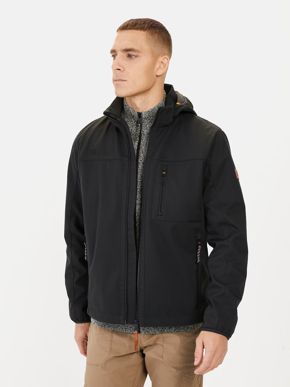 Camel Active miesten kevyt takki Softshell Jacket, musta