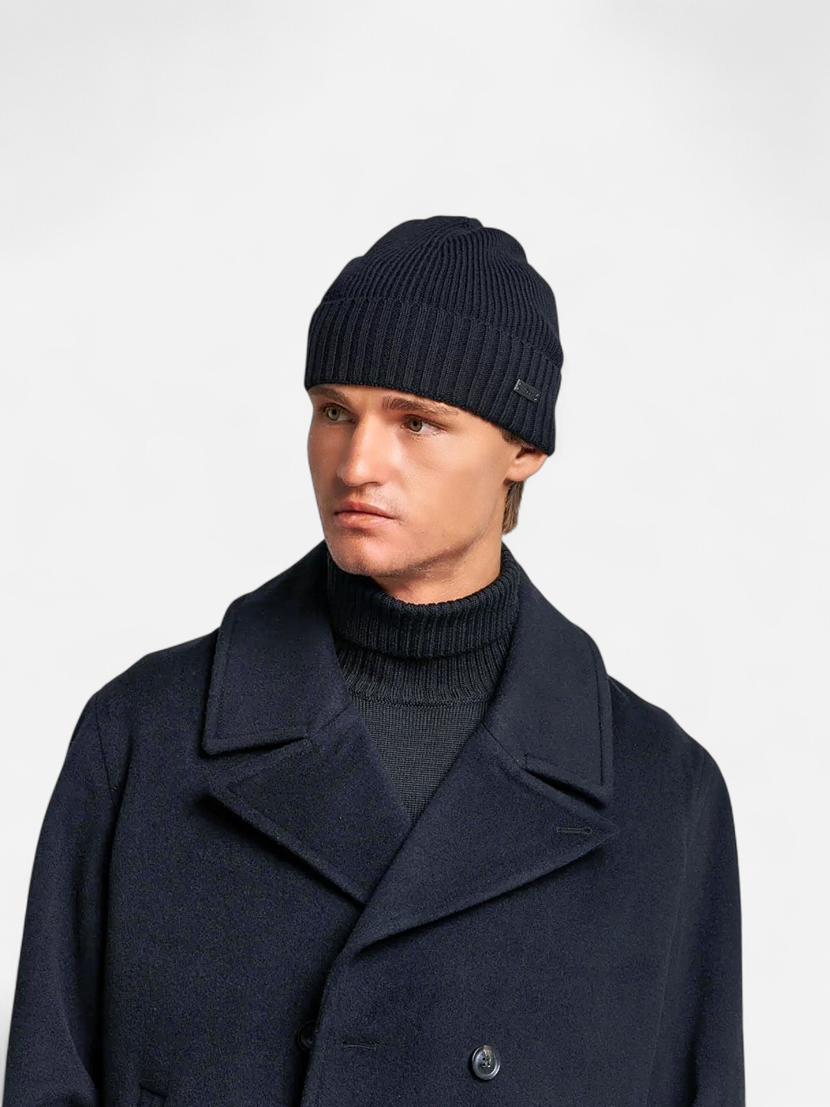 Hugo Boss pipo, FATI-L MERINO BEANIE  MUSTA - Kekäle.fi