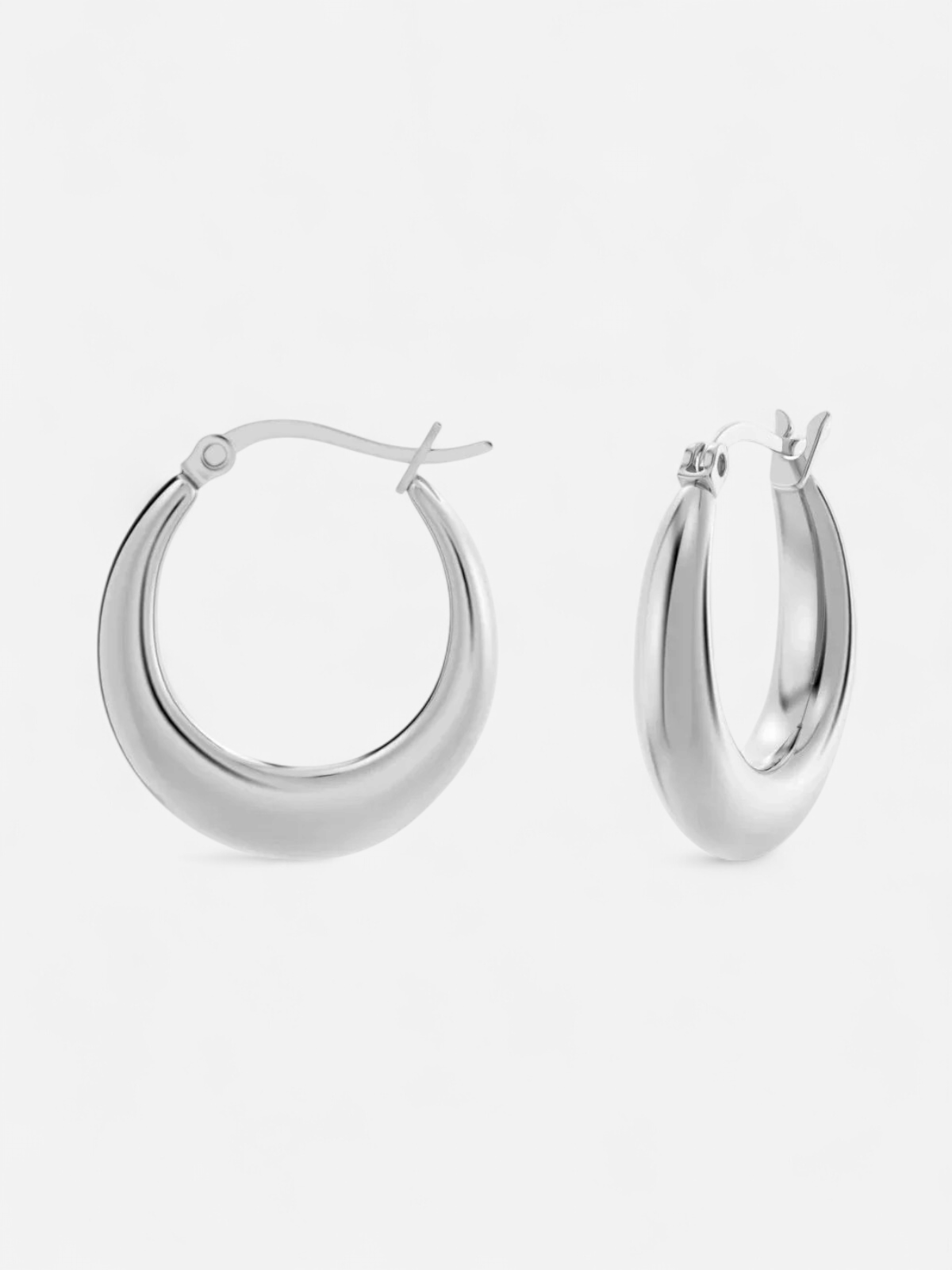 Edblad naisten korvakorut Flow Hoops S Steel, Stainless steel - Kekäle.fi