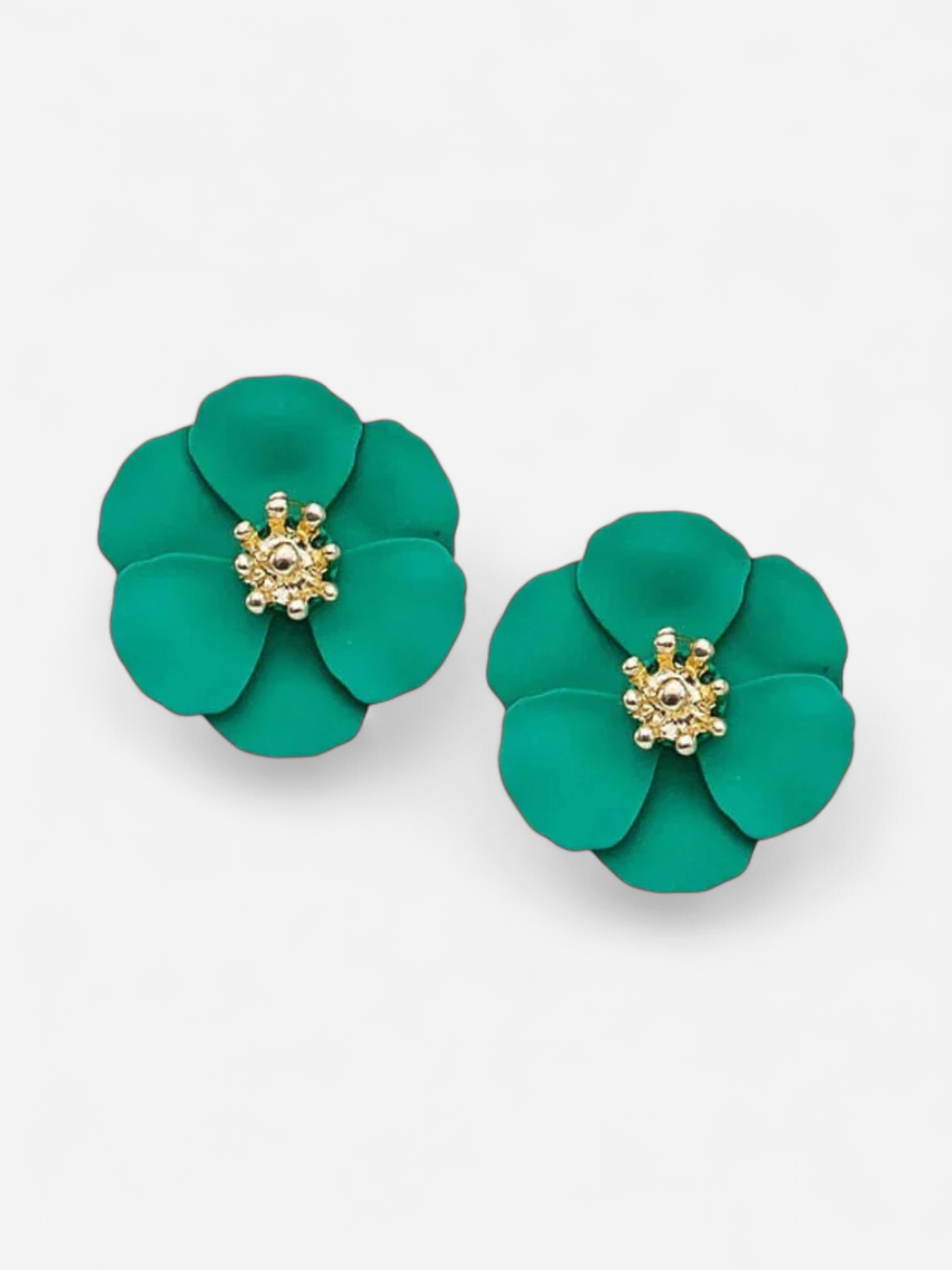 Bow 19 korvakorut Flower Small Earrings, vihreä - Kekäle.fi