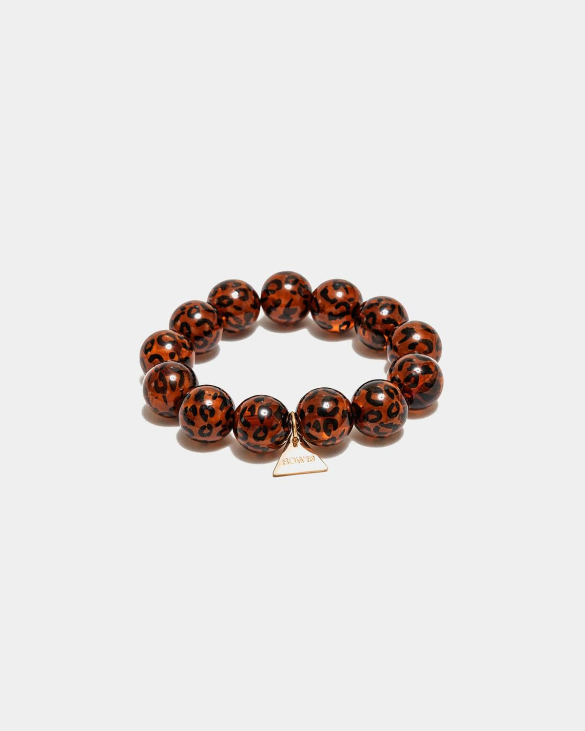 Bow 19 naisten rannekoru Zuri Bead Bracelet, ruskea kuosillinen