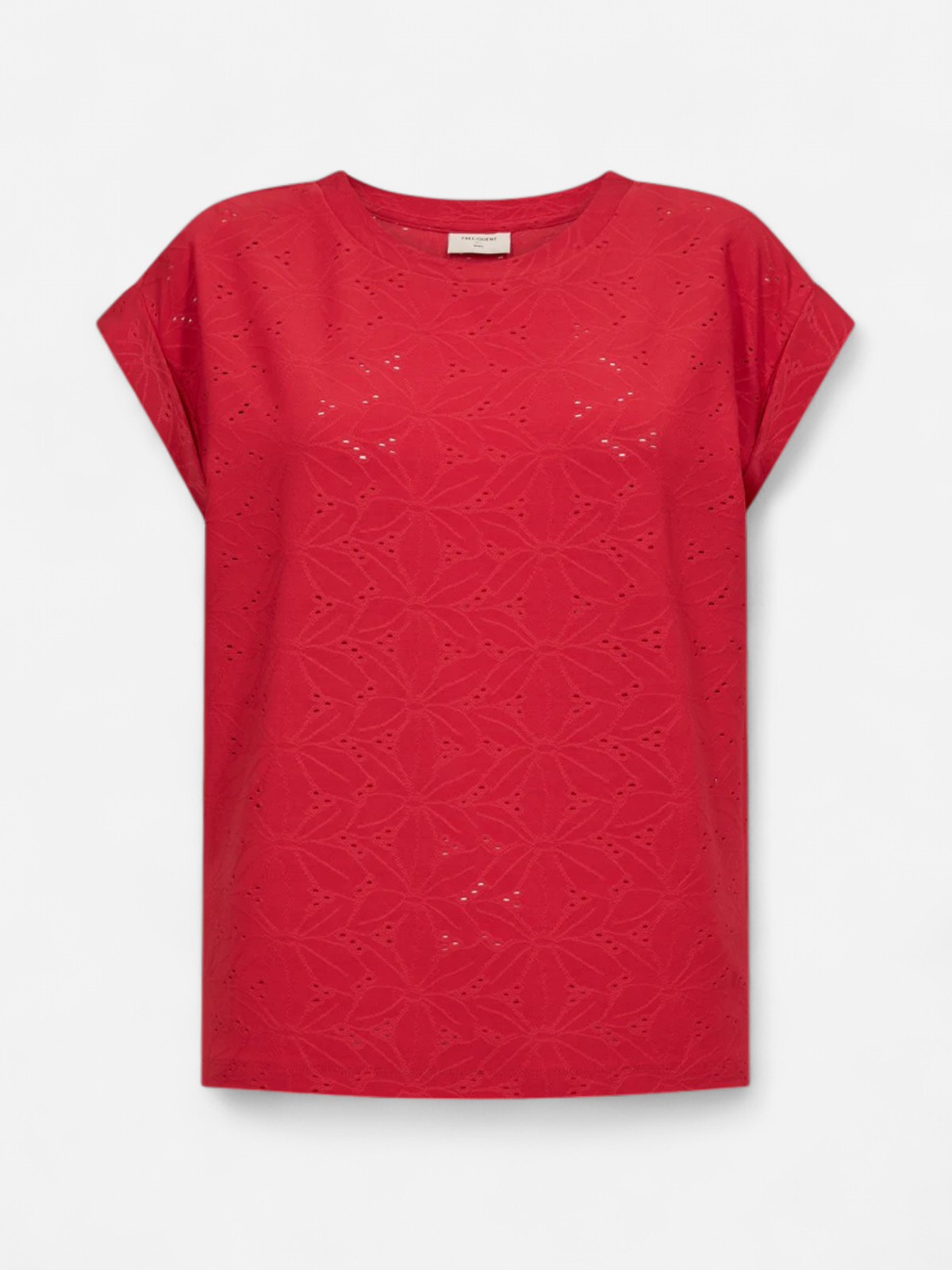FQBLOND TEE FLOWER True Red - Kekäle.fi