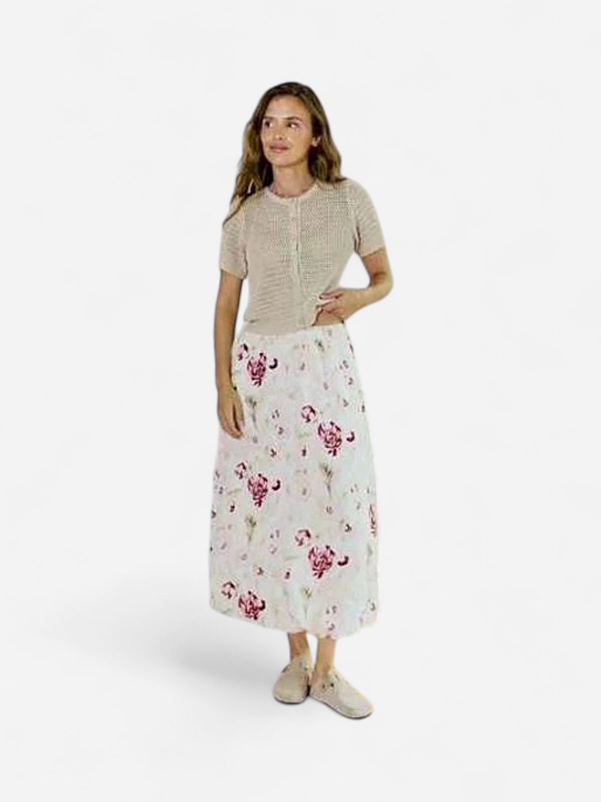 FQMAISE-SKIRT Brilliant white w. Baller - Kekäle.fi