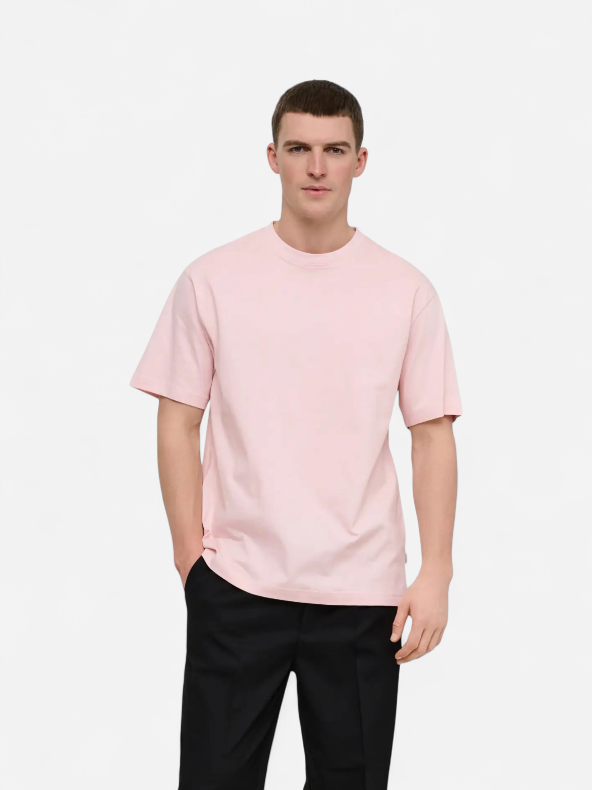 Only and Sons miesten t-paita Fred Rlx Ss Tee Nos, Veiled Pink - Kekäle.fi