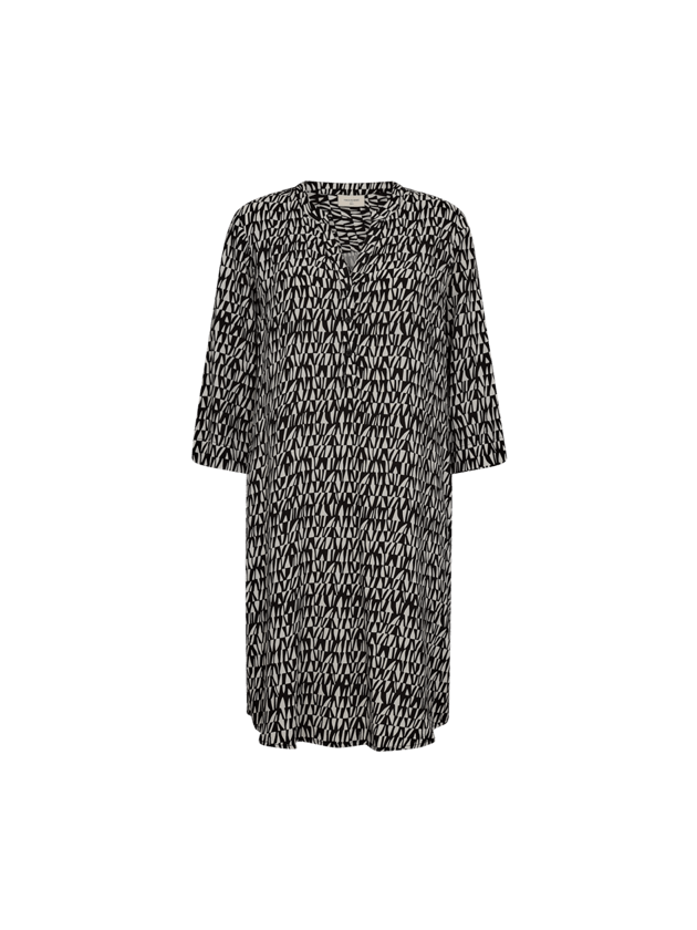 freequent-naisten-mekko-adna-dress-mustavalkoinen-1