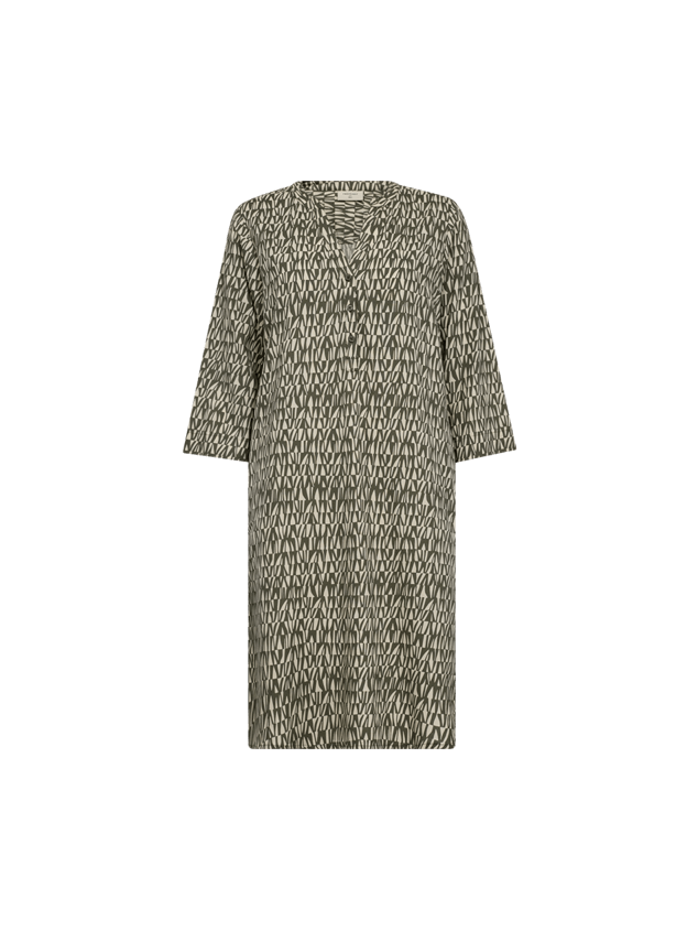 freequent-naisten-mekko-adna-dress-vihrea-kuosi-1