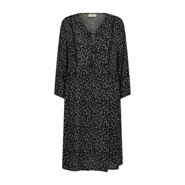freequent-naisten-mekko-adney-dress-musta-kuosi-1