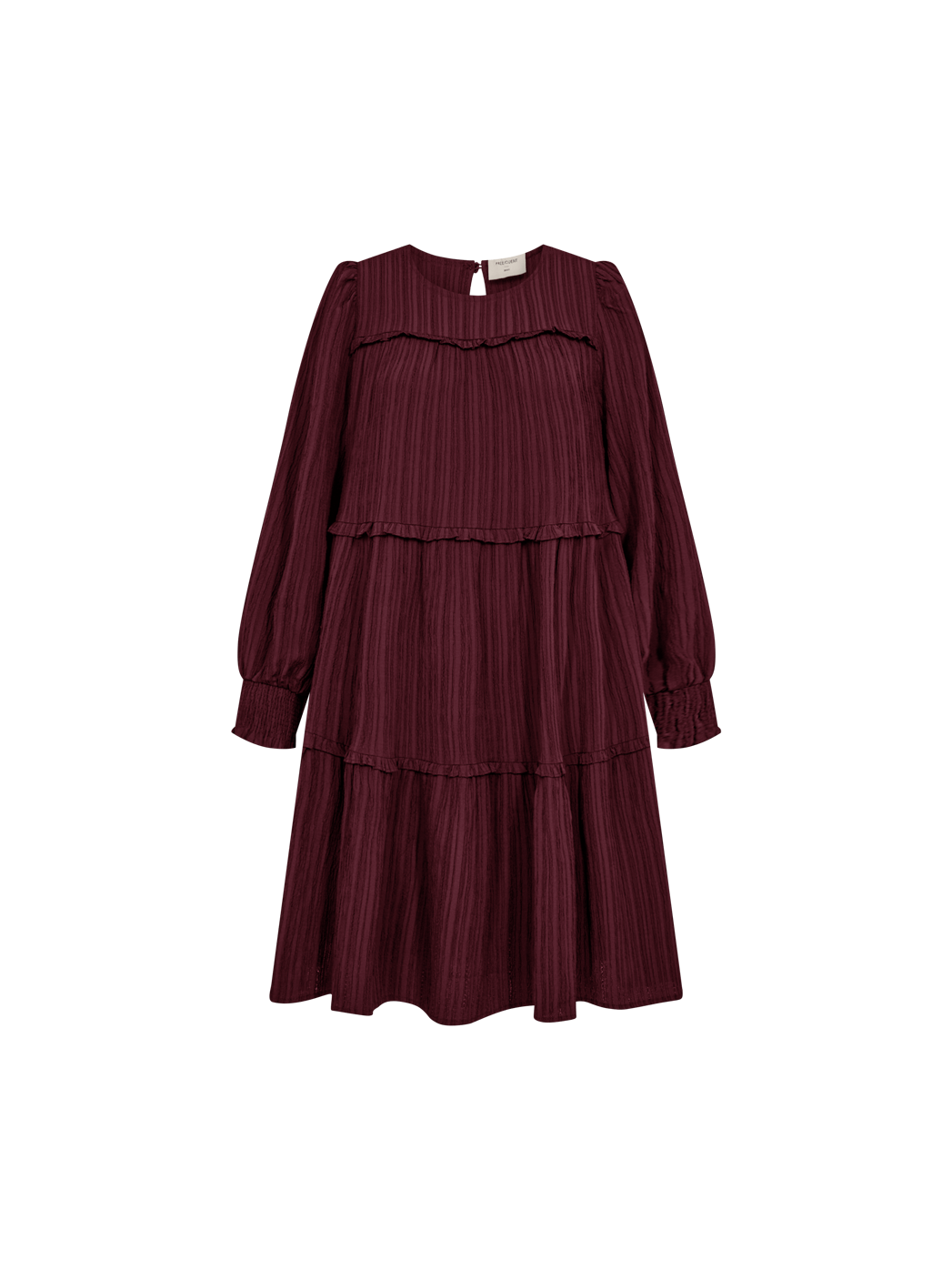 freequent-naisten-mekko-grsvalse-dress-viininpunainen-1