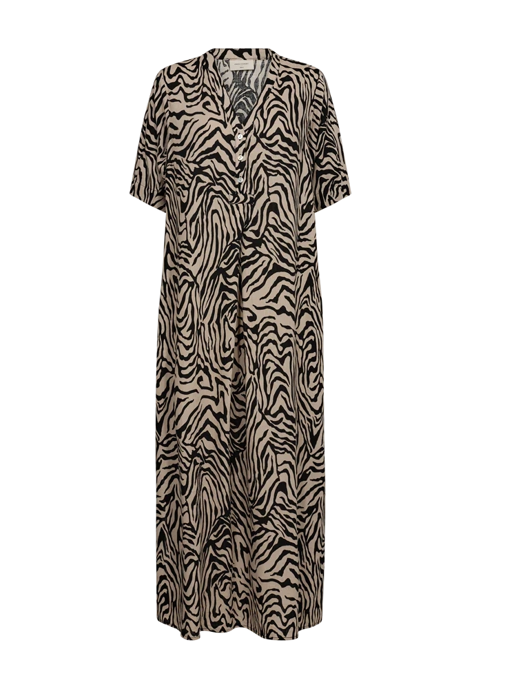 freequent-naisten-mekko-larin-dress-ruskea-kuosi-1