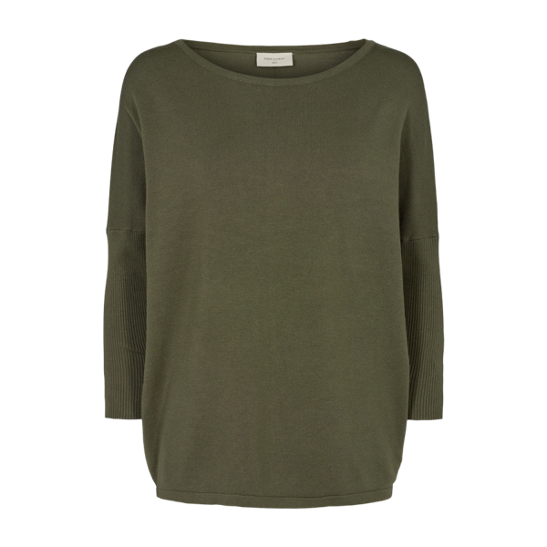 freequent-naisten-neule-jone-plain-armeijanvihrea-1