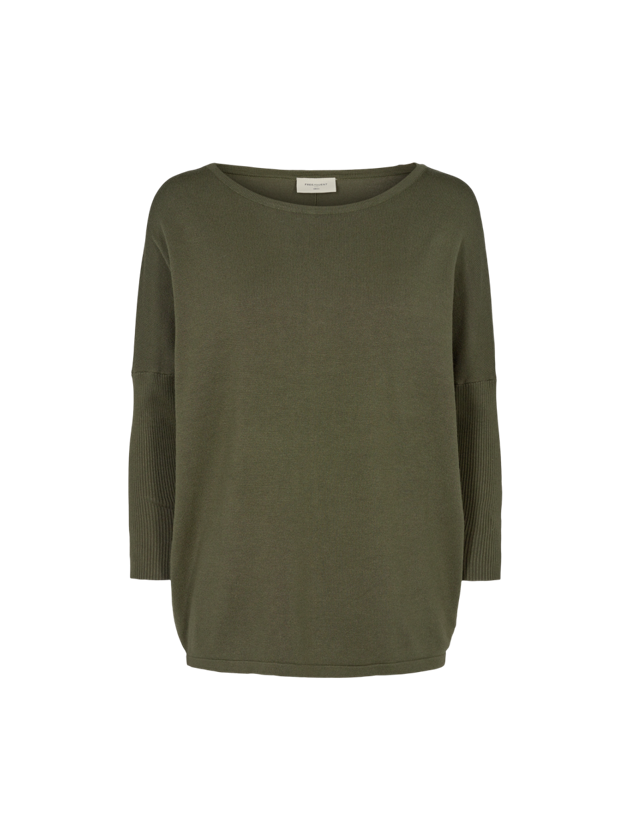 freequent-naisten-neule-jone-plain-armeijanvihrea-1