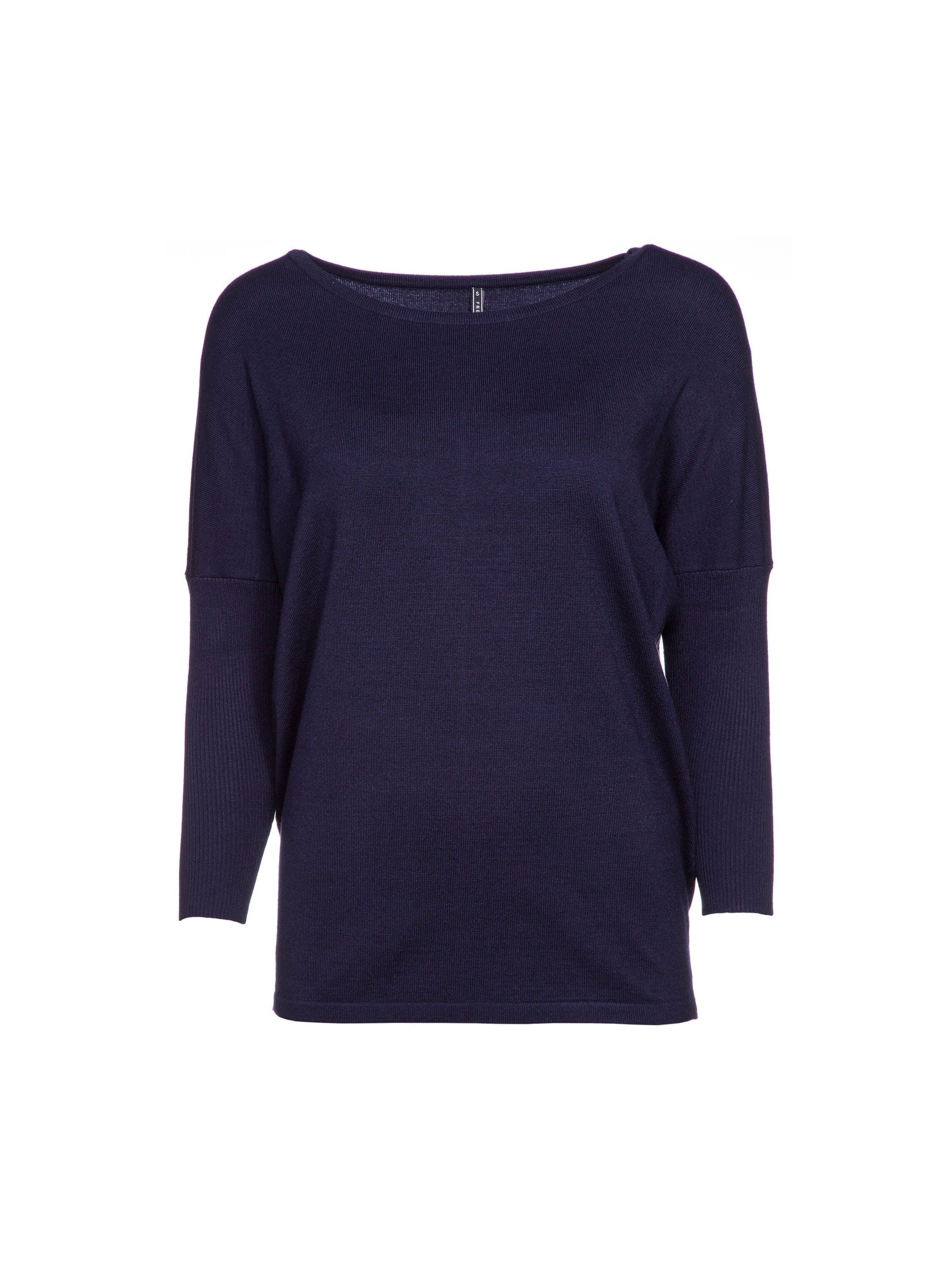 freequent-naisten-neule-jone-plain-tummansininen-1