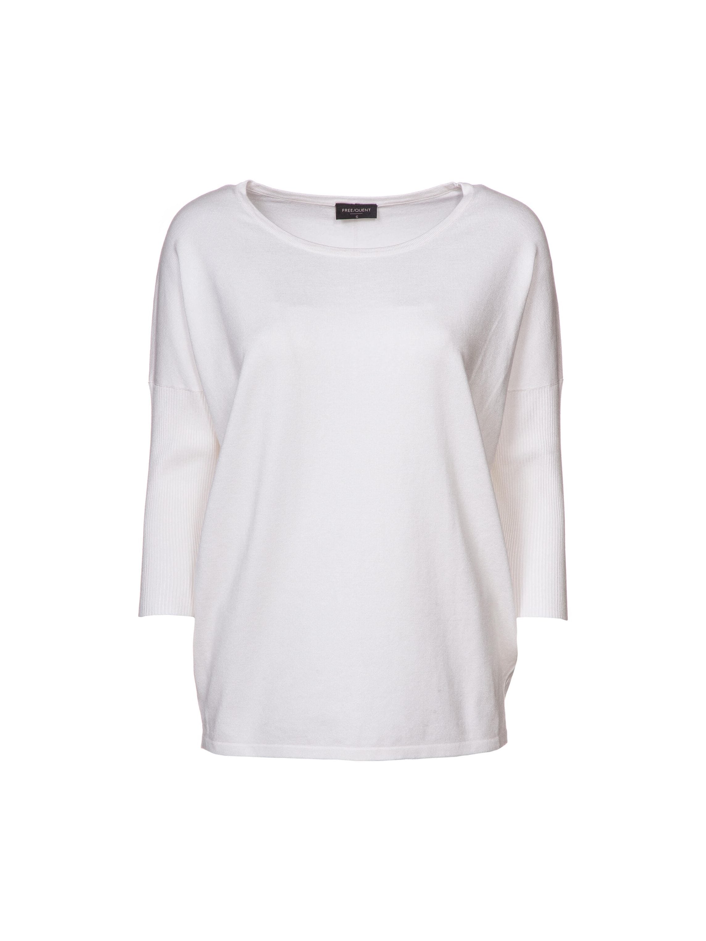 freequent-naisten-neule-jone-plain-valkoinen-1