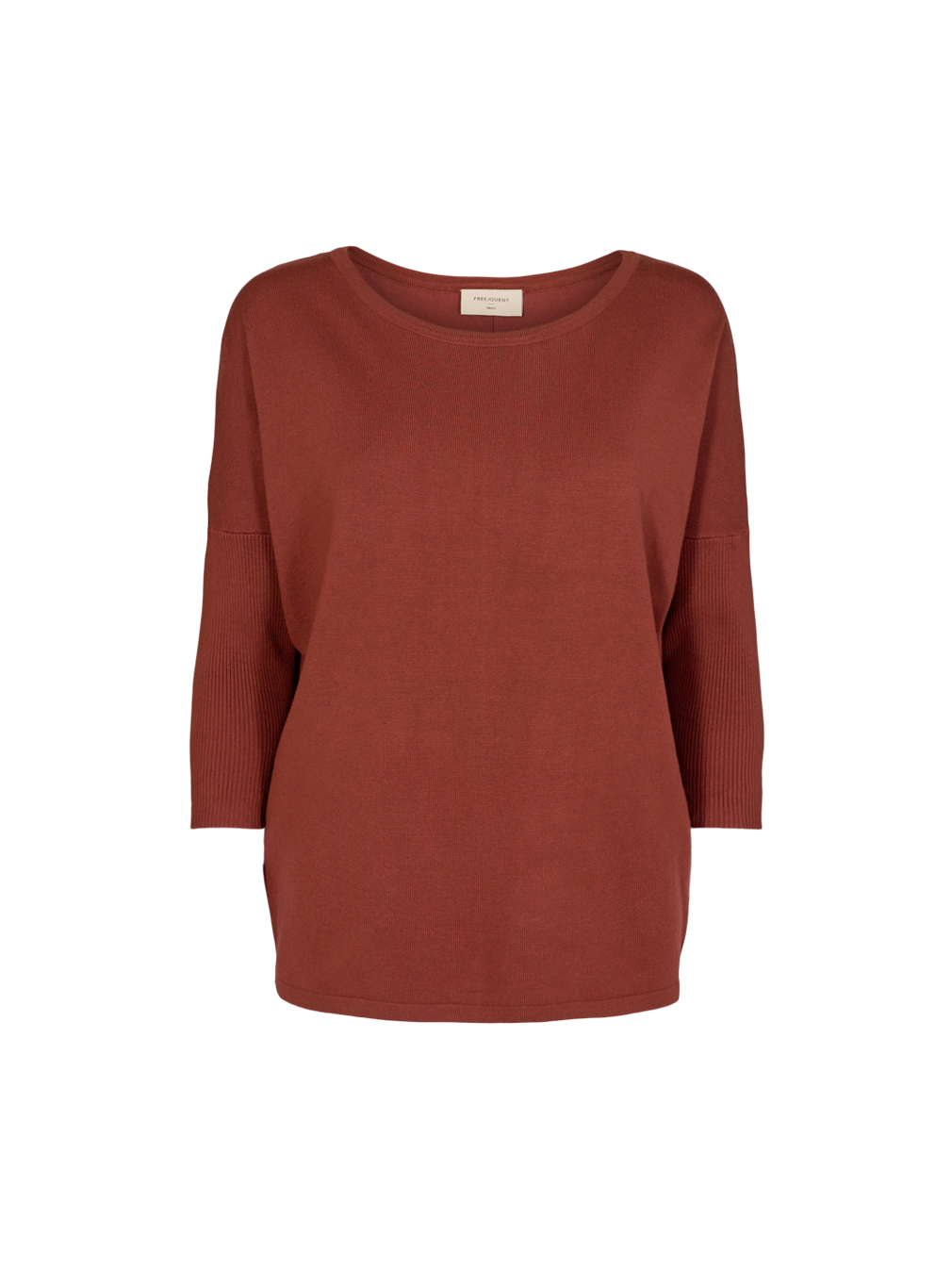 freequent-naisten-neule-jone-plain-viininpunainen-1