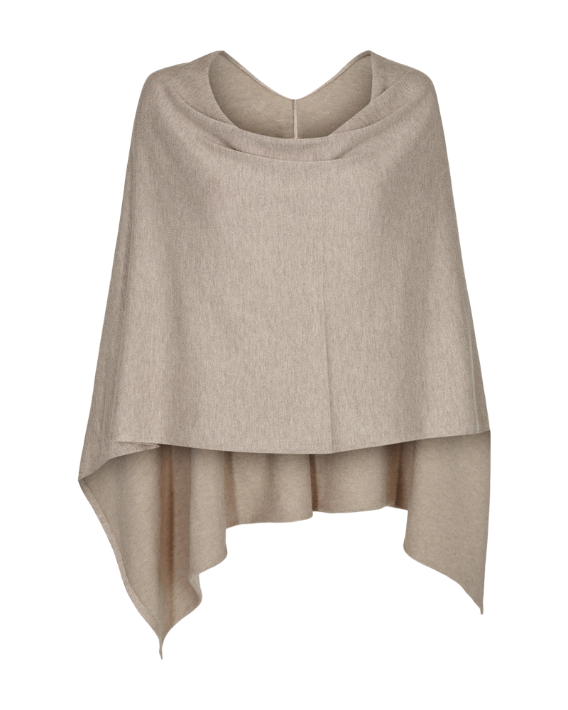 freequent-naisten-neuleponcho-claudisse-s-cape-harmaanruskea-1
