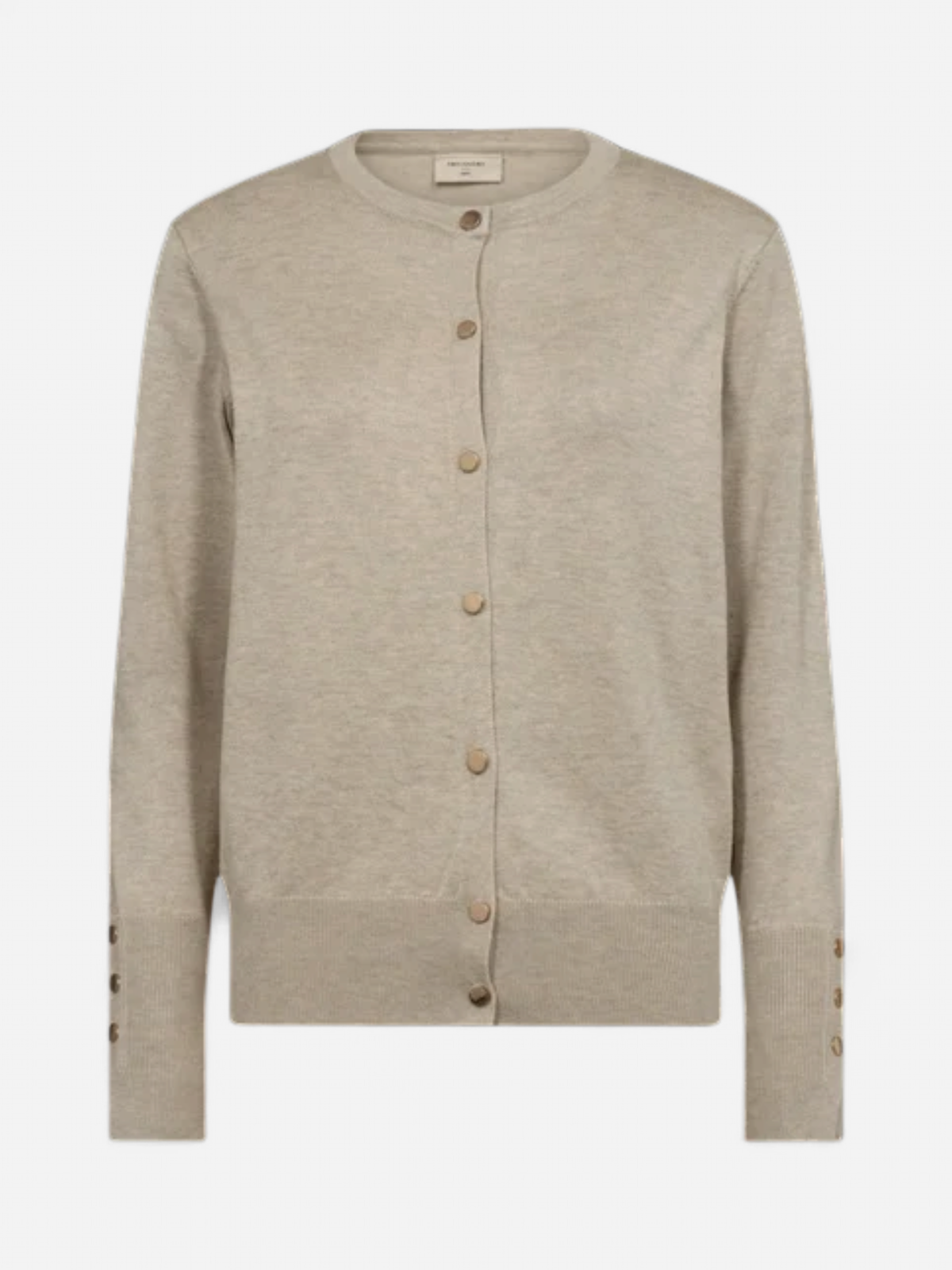 Freequent Naisten Neuletakki, KATIE CARDIGAN Beige - Kekäle.fi