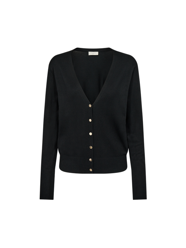 freequent-naisten-neuletakki-katie-cardigan-v-neck-musta-1