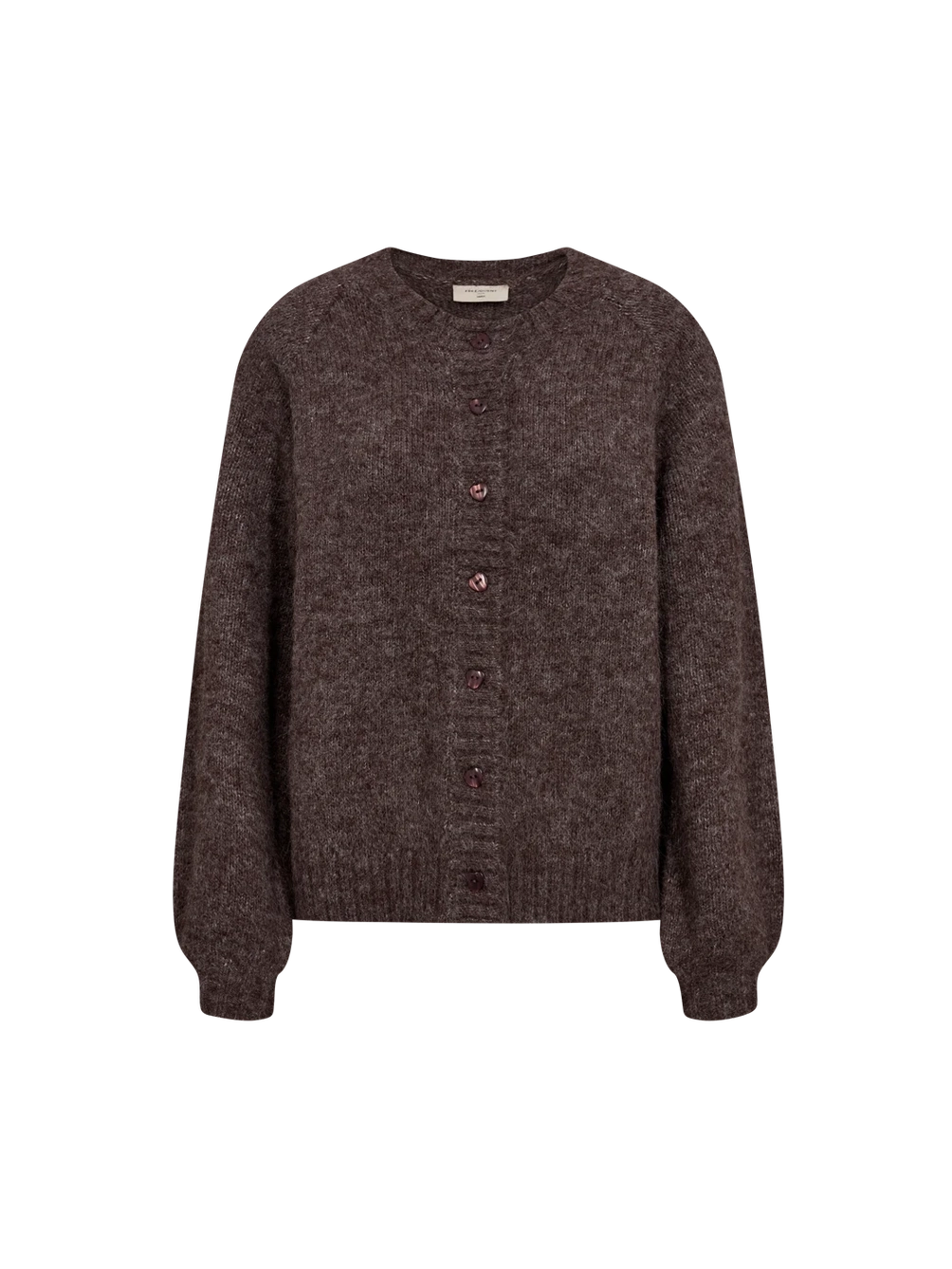 freequent-naisten-neuletakki-louisa-cardigan-tummanruskea-1