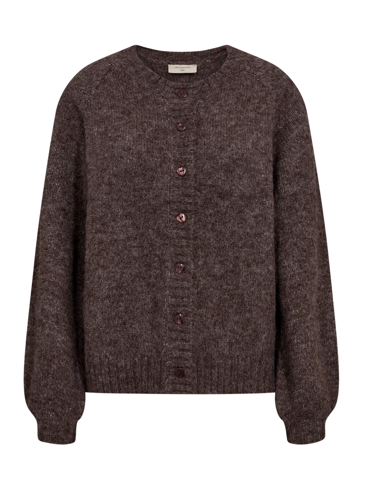 freequent-naisten-neuletakki-louisa-cardigan-tummanruskea-1