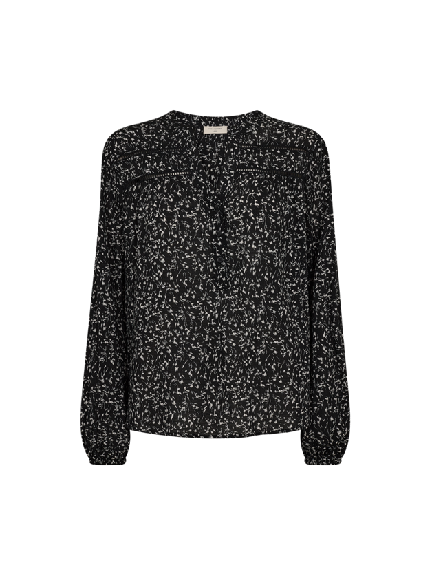 freequent-naisten-pusero-adney-blouse-musta-kuosi-1