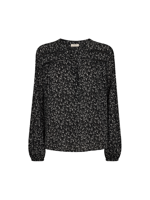 freequent-naisten-pusero-adney-blouse-musta-kuosi-1