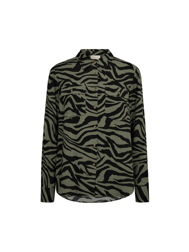 freequent-naisten-pusero-bine-shirt-vihrea-kuosi-1