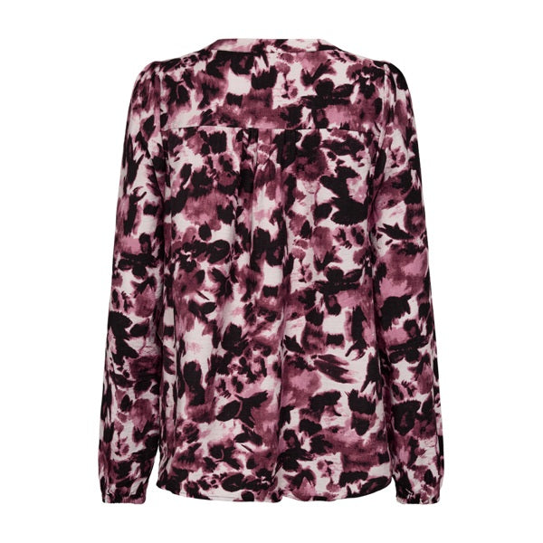 freequent-naisten-pusero-hirse-blouse-viininpunainen-kuosi-2