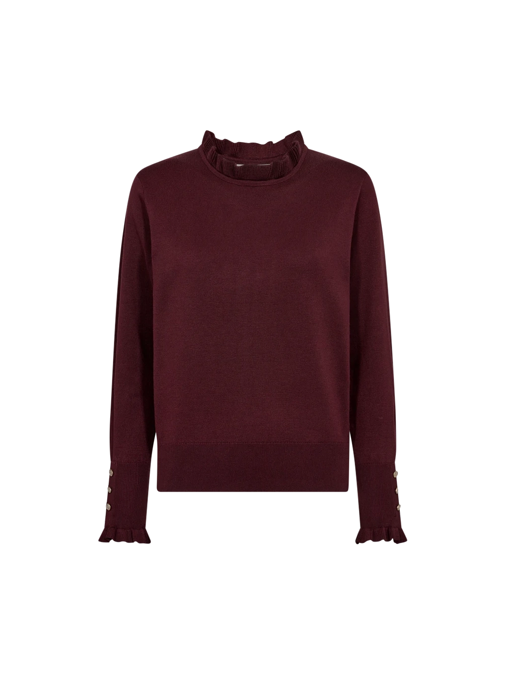 freequent-naisten-pusero-katie-pullover-viininpunainen-1