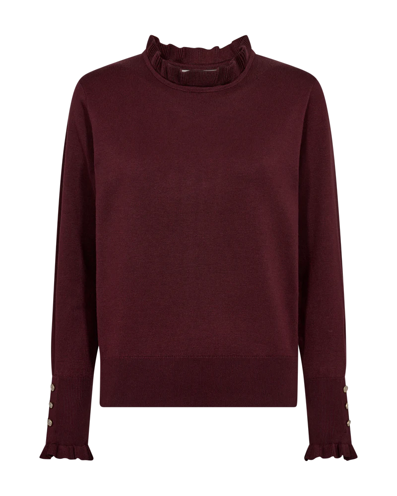 freequent-naisten-pusero-katie-pullover-viininpunainen-1