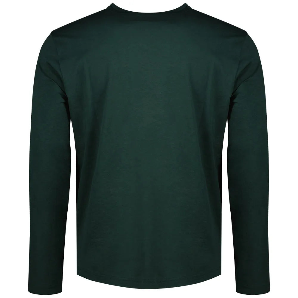 Gant miesten paita Shield Long Sleeve T-Shirt, Tartan Green