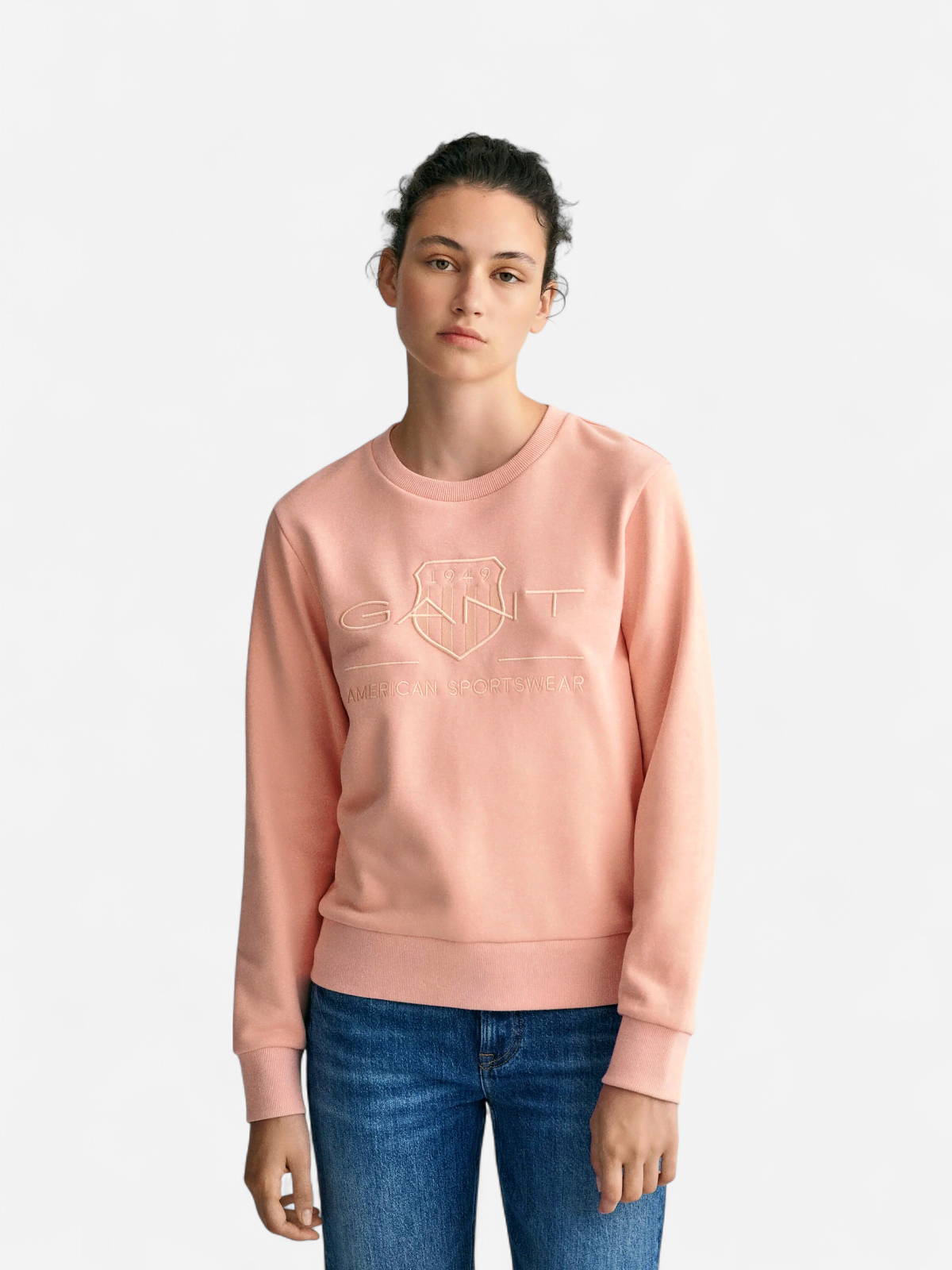 Gant college, TONAL ARCHIVE SHIELD SWEAT Persikka - Kekäle.fi