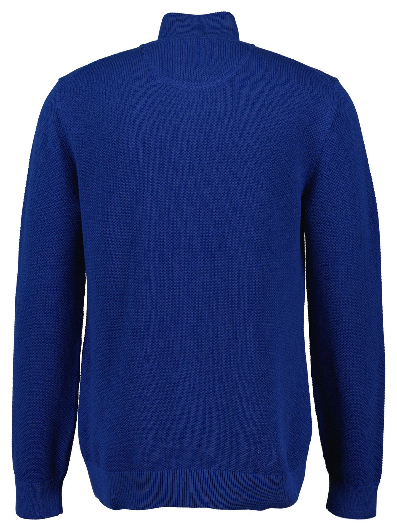 Gant miesten neuletakki K Cotton Pique Zip Cardigan, sininen