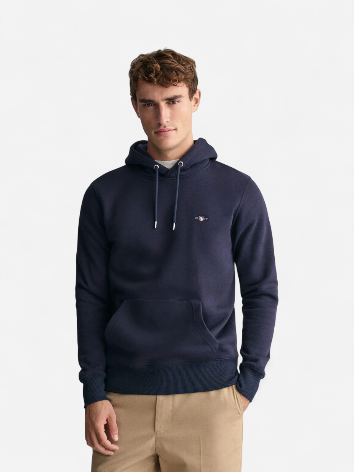 Gant miesten huppari,  REG SHIELD HOODIE Tummansininen - Kekäle.fi