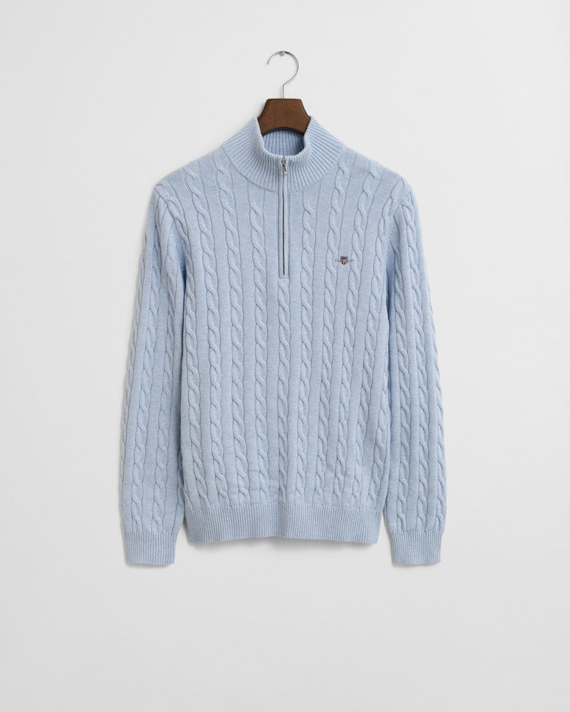 gant-miesten-neule-cotton-cable-half-zip-vaaleansininen-3