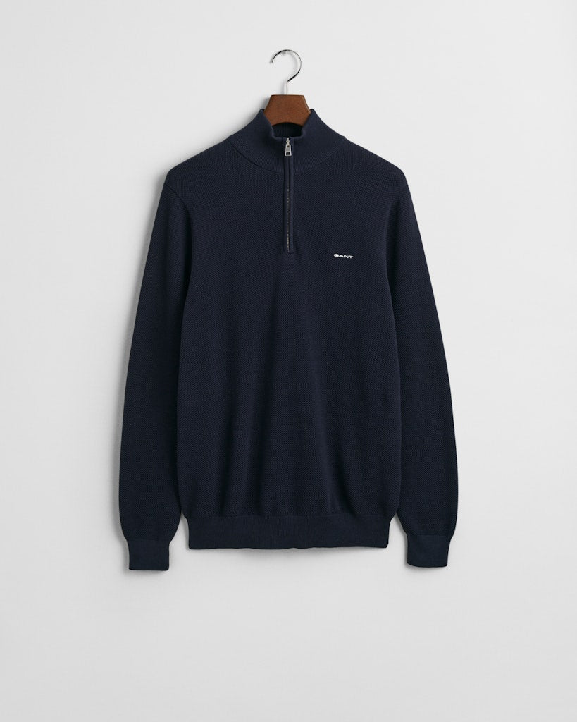 gant-miesten-neule-cotton-pique-half-zip-tummansininen-4