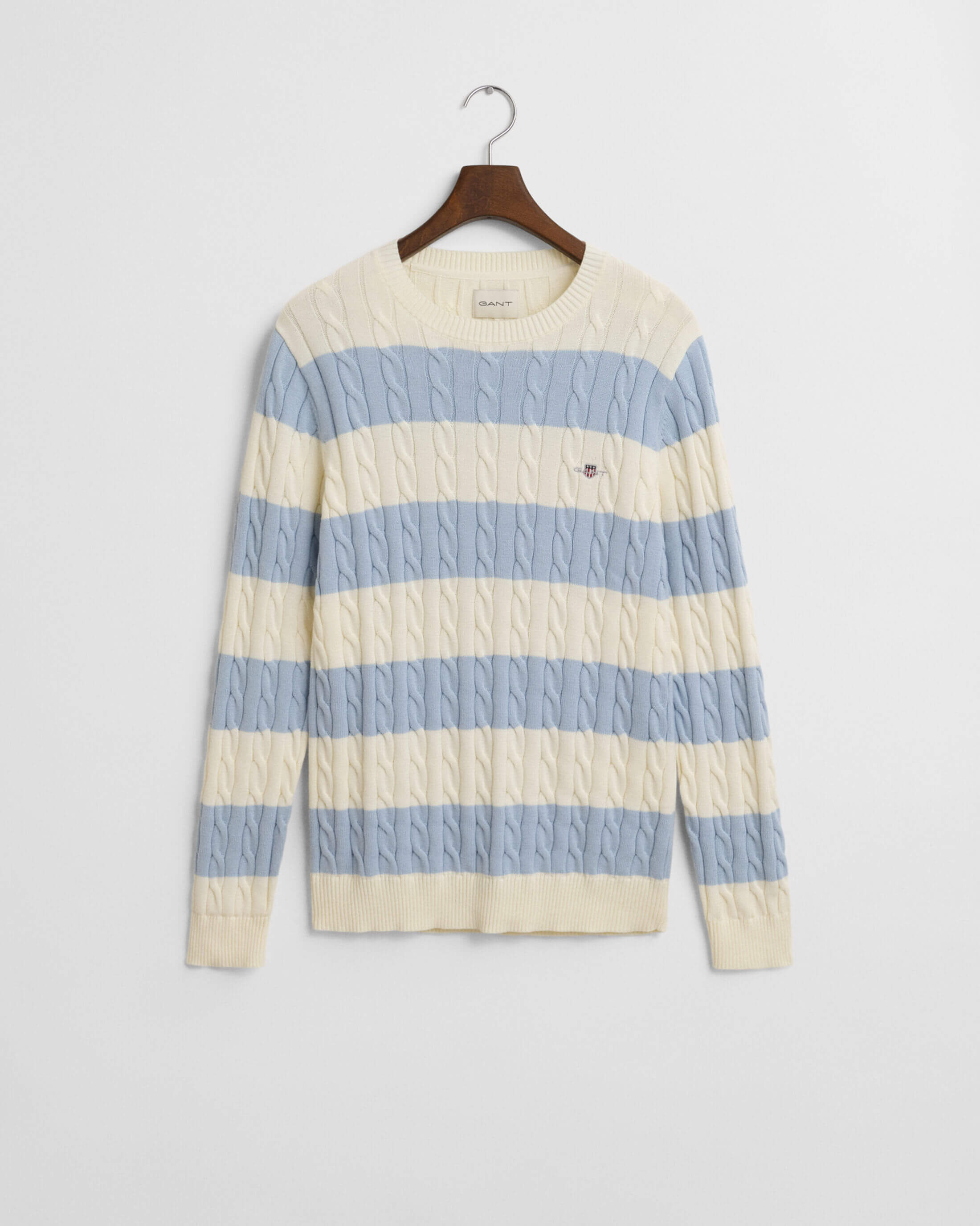 gant-miesten-neule-striped-cotton-cable-c-neck-raita-vaaleansininen-3