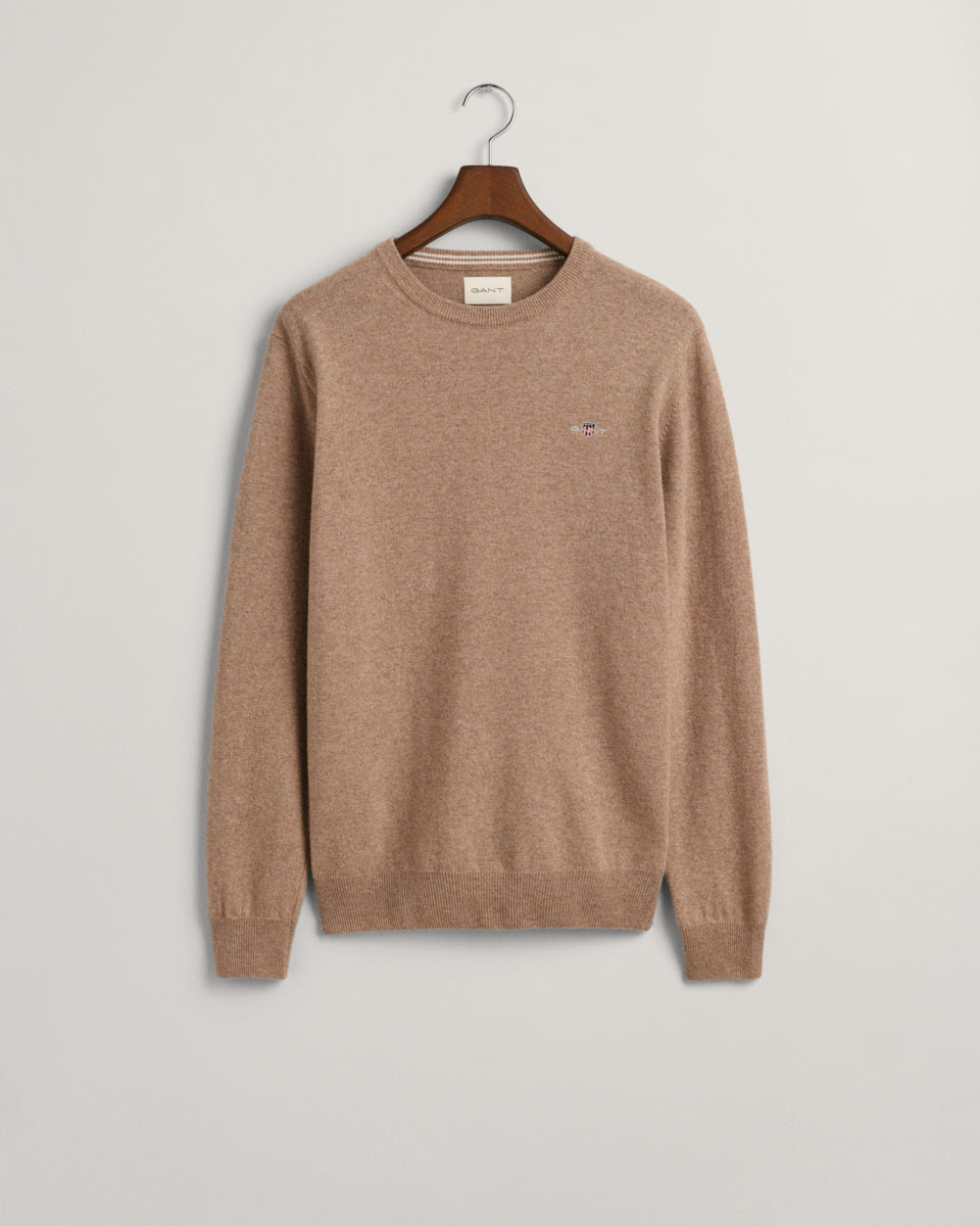 gant-miesten-neulepaita-superfine-lambswool-c-neck-beige-1