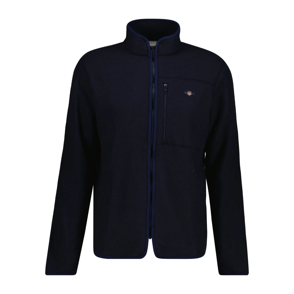 Gant miesten takki, MICRO FLEECE JACKET Tummansininen
