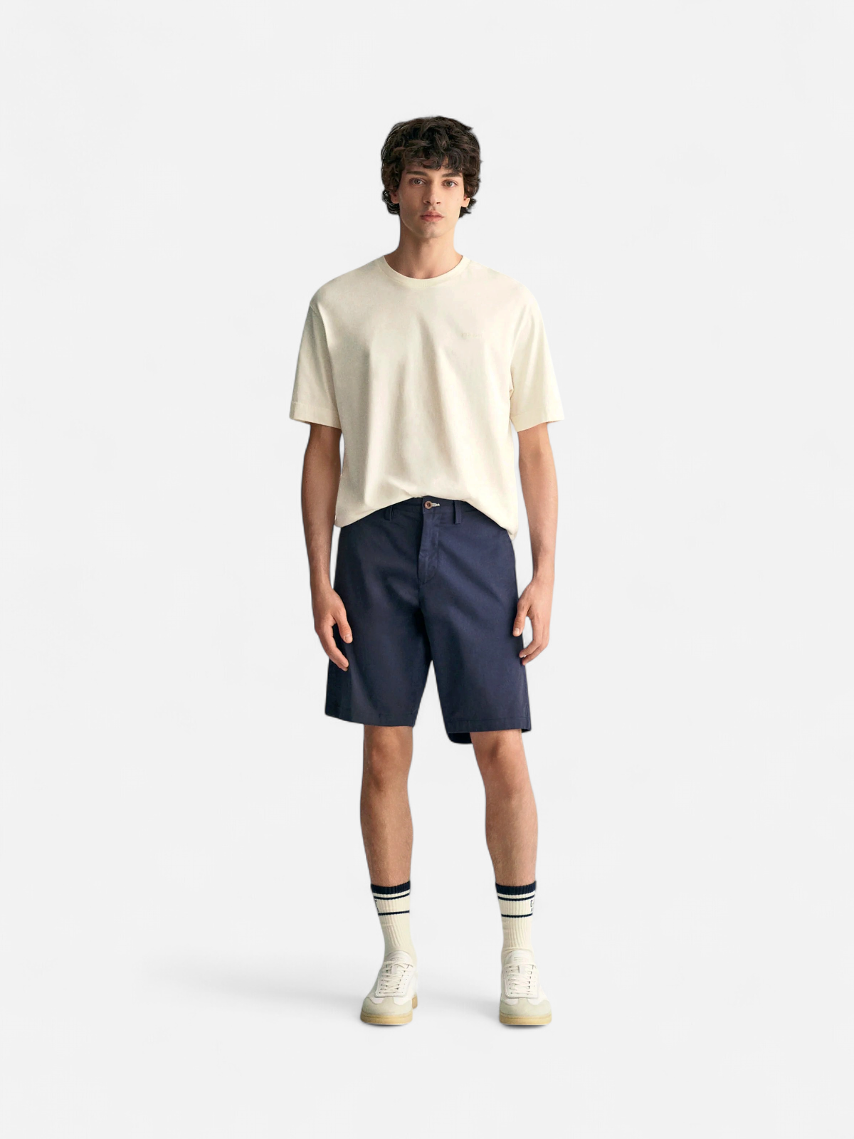 Gant miesten tvillishortsit, RELAXED TWILL SHORTS Tummansininen - Kekäle.fi