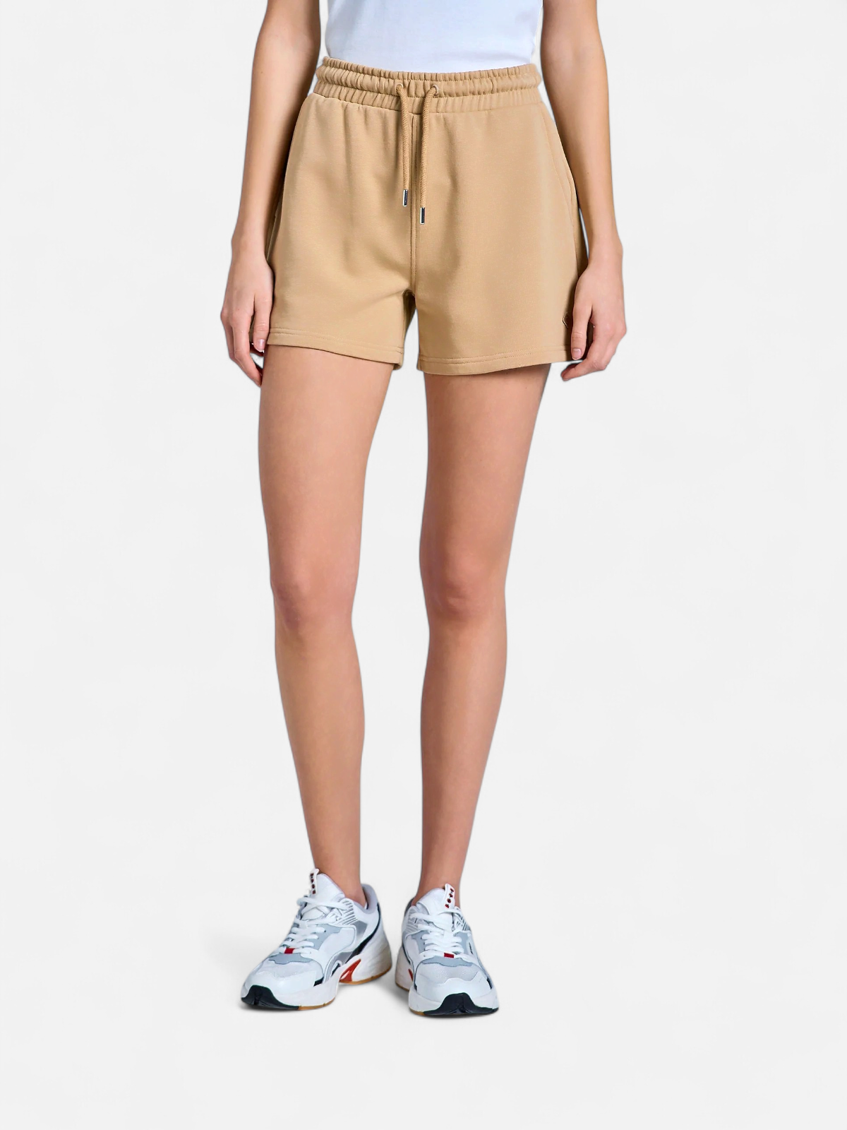Gant Naisten Collegeshortsit REL ICON G SHORTS Kameli - Kekäle.fi