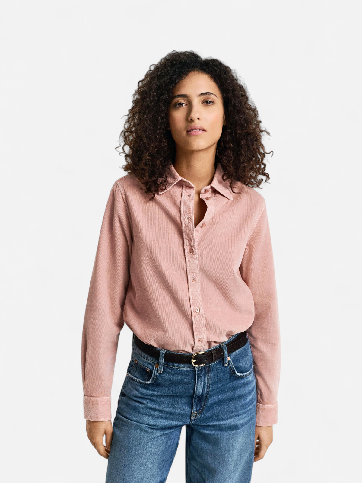 Gant naisten paita, REG CORD SHIRT Vaaleanpunainen - Kekäle.fi