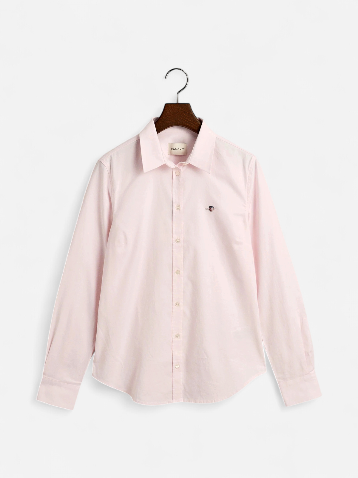 Gant naisten paitapusero, SLIM STRETCH OXFORD SHIRT Vaaleanpunainen - Kekäle.fi