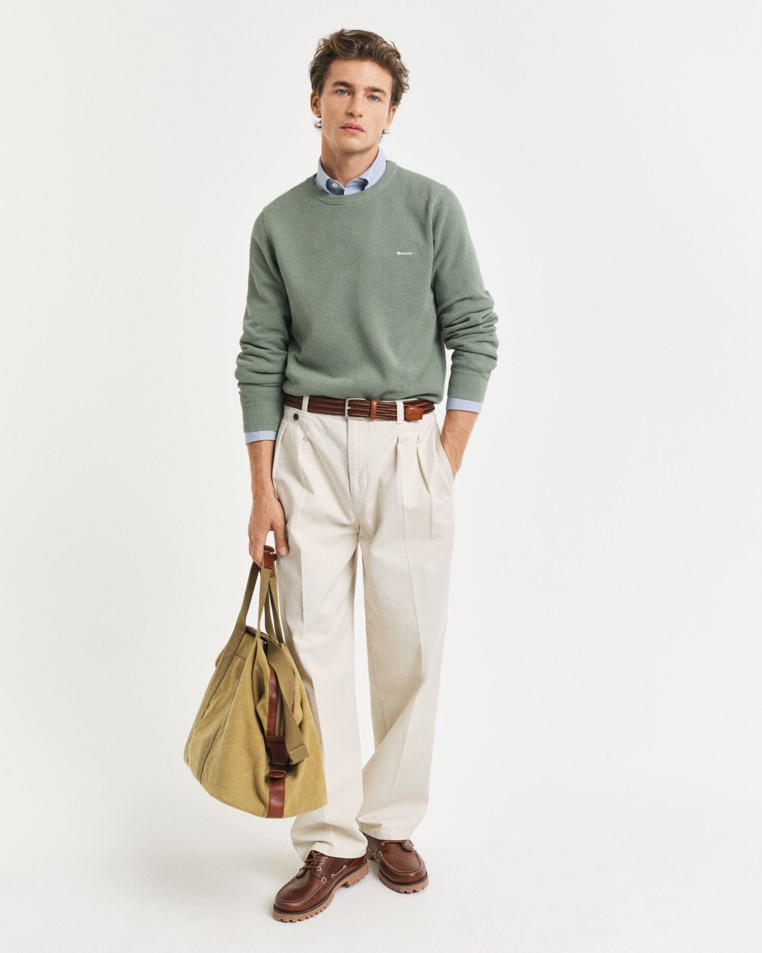 gant-neule-cotton-pique-c-neck-vihrea-3