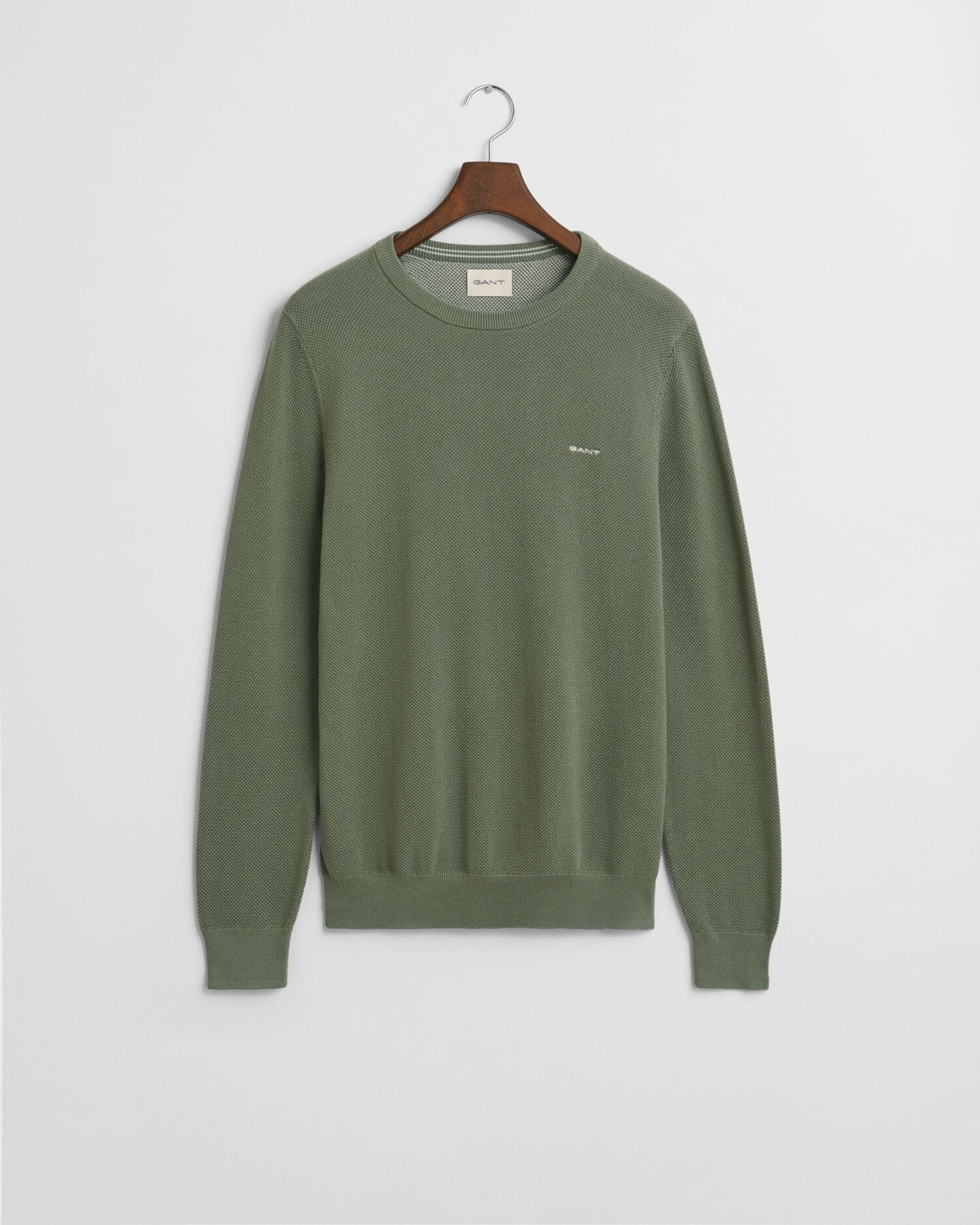 gant-neule-cotton-pique-c-neck-vihrea-4